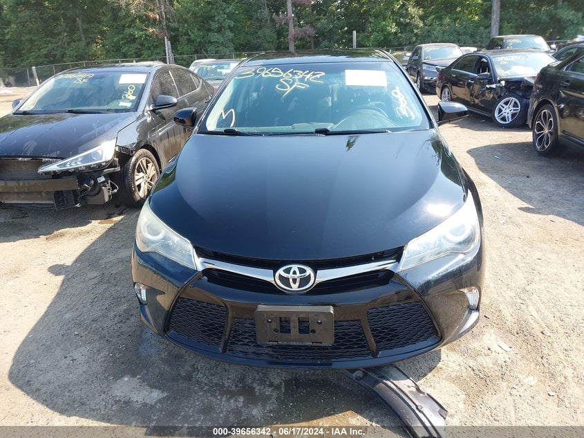2016 Toyota Camry Se VIN: 4T1BF1FK2GU156786 Lot: 39656342