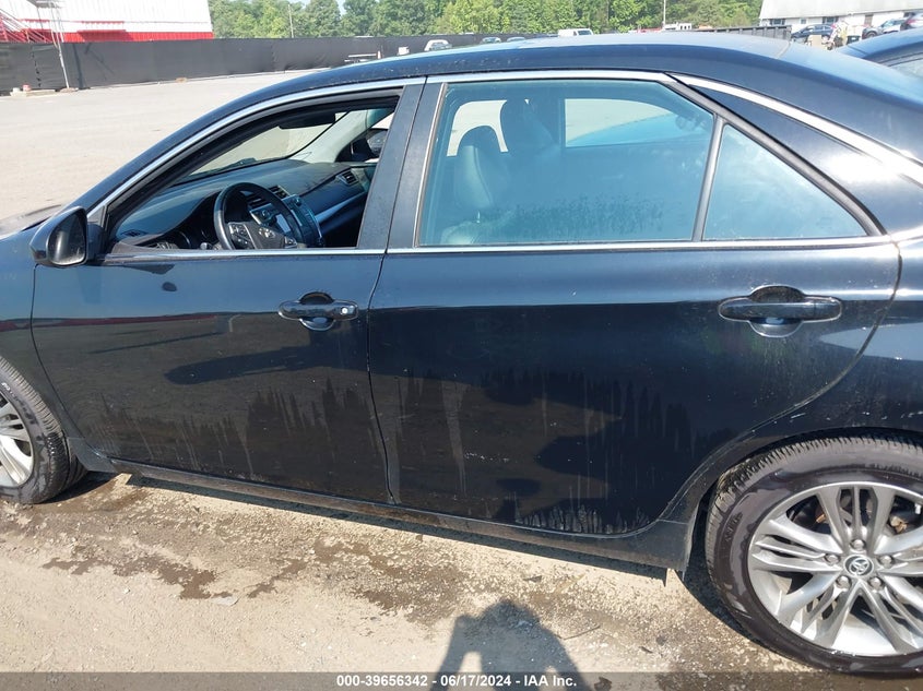 2016 Toyota Camry Se VIN: 4T1BF1FK2GU156786 Lot: 39656342