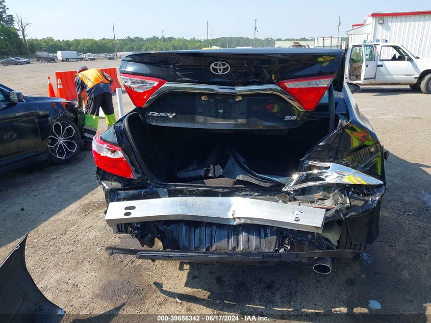 2016 Toyota Camry Se VIN: 4T1BF1FK2GU156786 Lot: 39656342