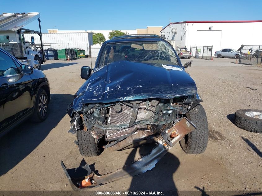 1997 Toyota 4Runner Sr5 V6 VIN: JT3GN86R1V0035162 Lot: 39656348