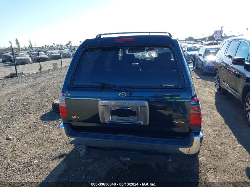 1997 Toyota 4Runner Sr5 V6 VIN: JT3GN86R1V0035162 Lot: 39656348