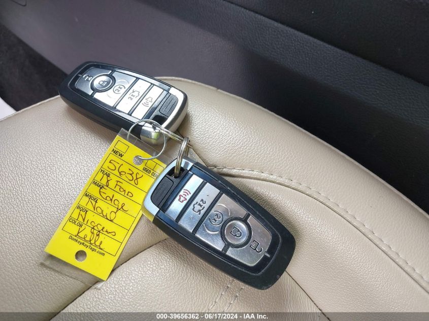 2018 Ford Edge Sel VIN: 2FMPK3J93JBC20087 Lot: 39656362