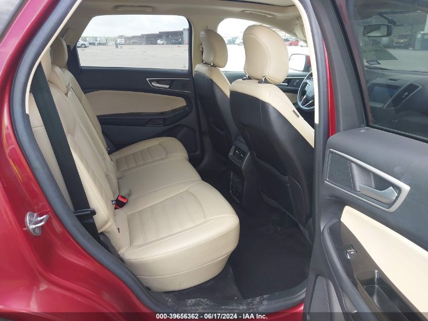 2018 Ford Edge Sel VIN: 2FMPK3J93JBC20087 Lot: 39656362