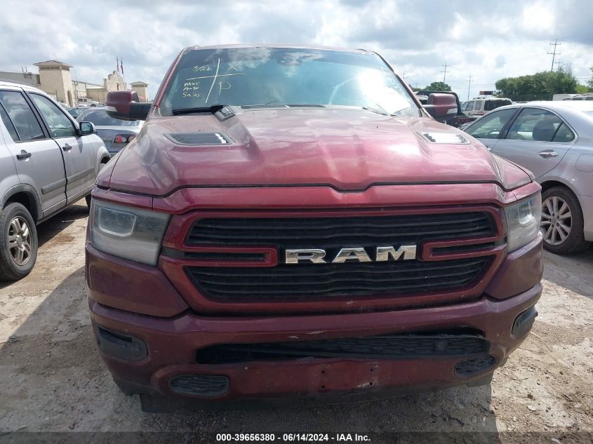 2019 Ram 1500 Laramie 4X2 5'7 Box VIN: 1C6RREJT5KN635537 Lot: 39656380