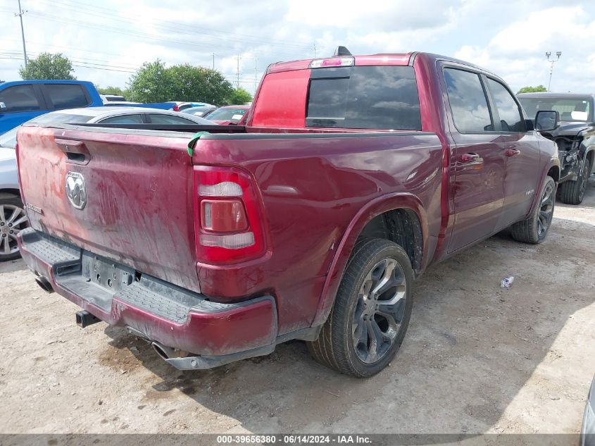 2019 Ram 1500 Laramie 4X2 5'7 Box VIN: 1C6RREJT5KN635537 Lot: 39656380