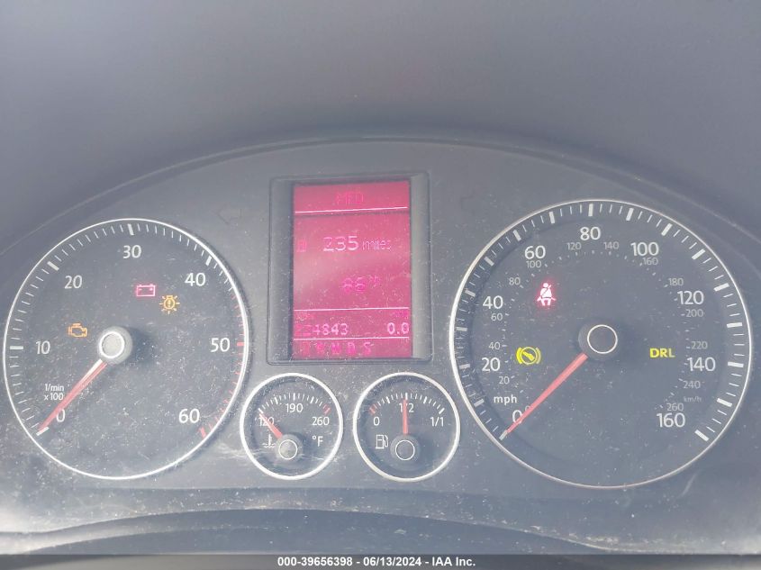 2006 Volkswagen Jetta Diesel VIN: 3VWFT71K66M848655 Lot: 39656398