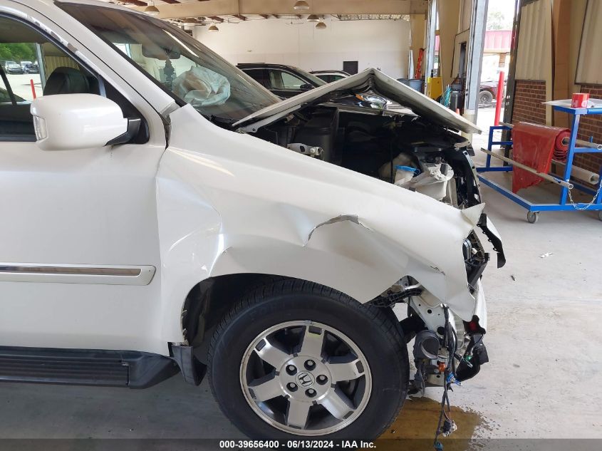 2011 Honda Pilot Touring VIN: 5FNYF4H94BB066485 Lot: 39656400