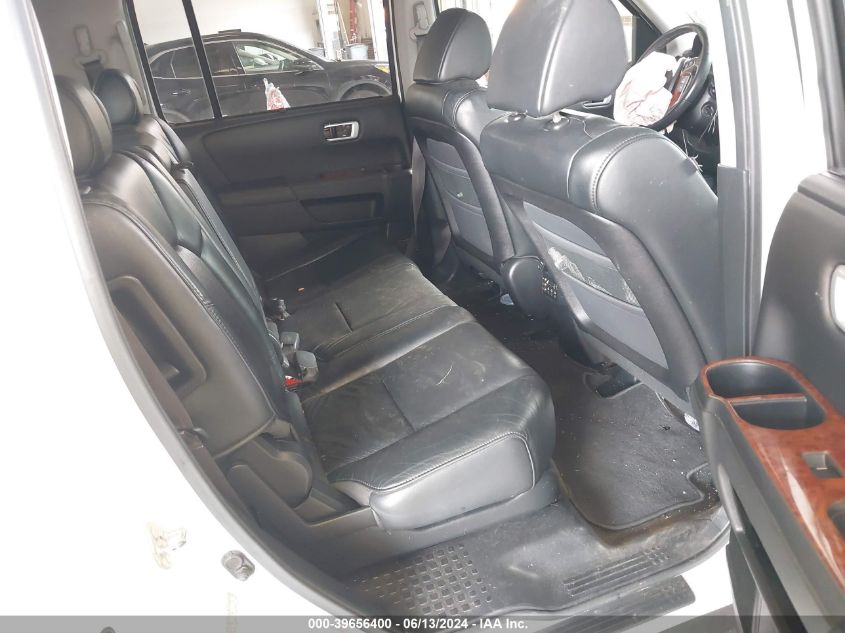 2011 Honda Pilot Touring VIN: 5FNYF4H94BB066485 Lot: 39656400