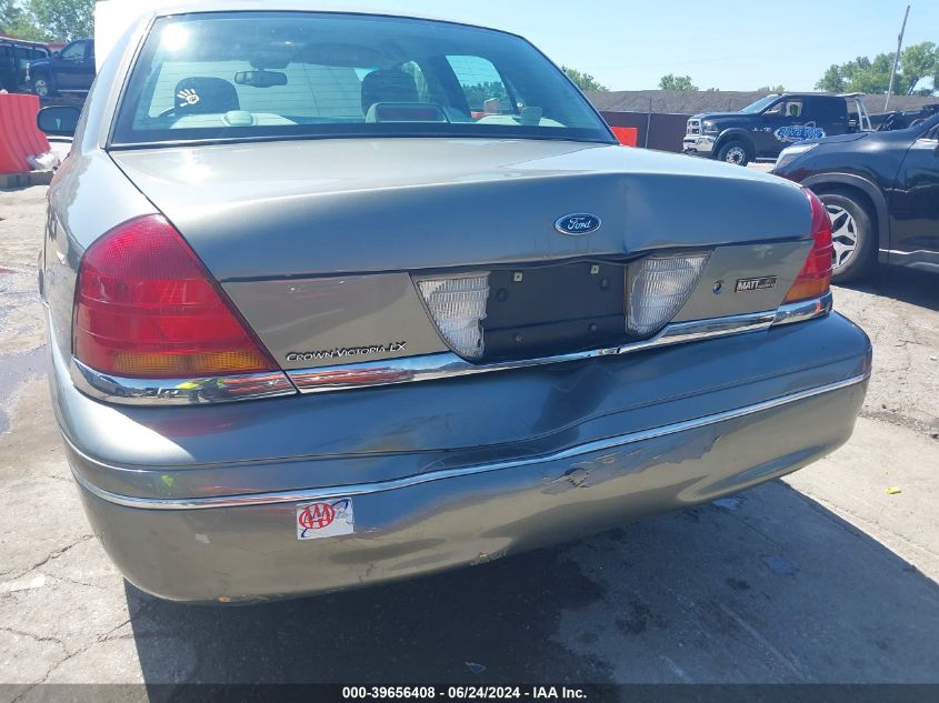 2003 Ford Crown Victoria Lx VIN: 2FAFP74W43X156423 Lot: 39656408