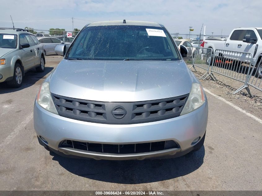 2003 Nissan Murano Se VIN: JN8AZ08W23W228753 Lot: 39656424