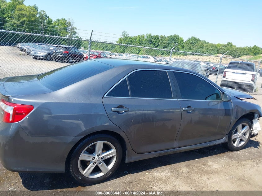 2012 Toyota Camry Se VIN: 4T1BF1FK0CU617140 Lot: 39656445