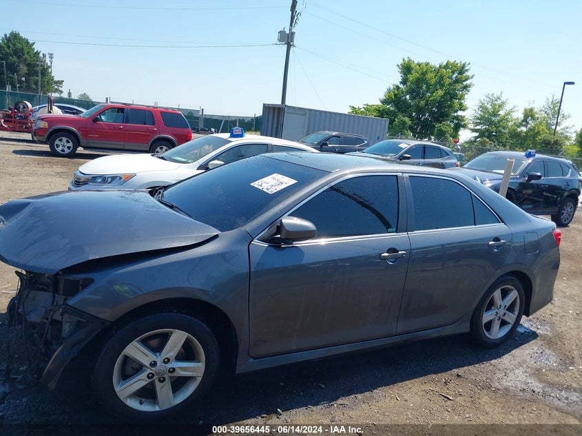 2012 Toyota Camry Se VIN: 4T1BF1FK0CU617140 Lot: 39656445