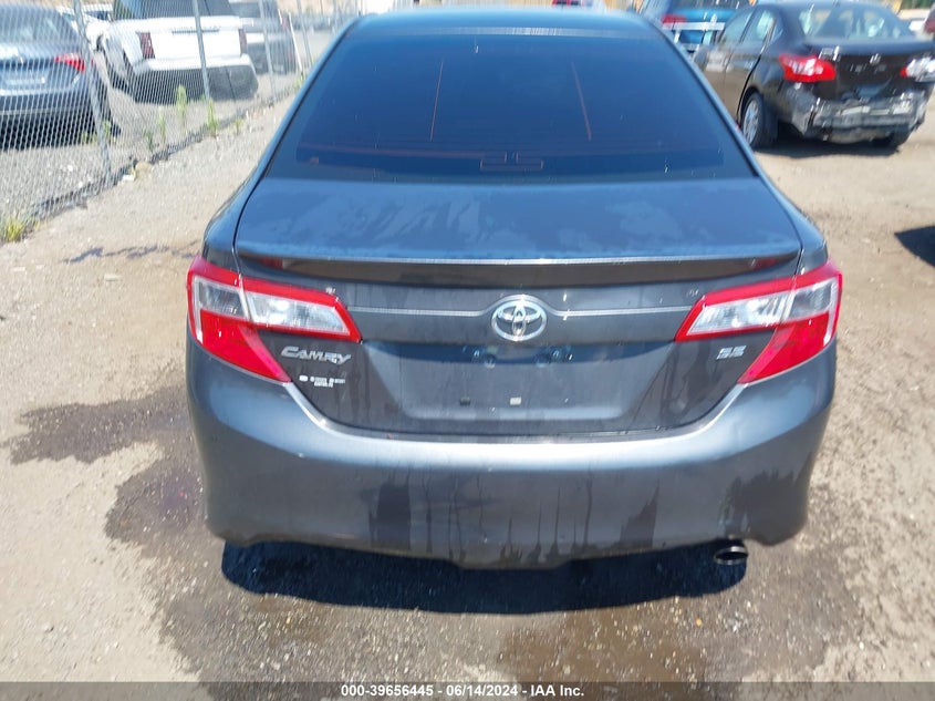 2012 Toyota Camry Se VIN: 4T1BF1FK0CU617140 Lot: 39656445
