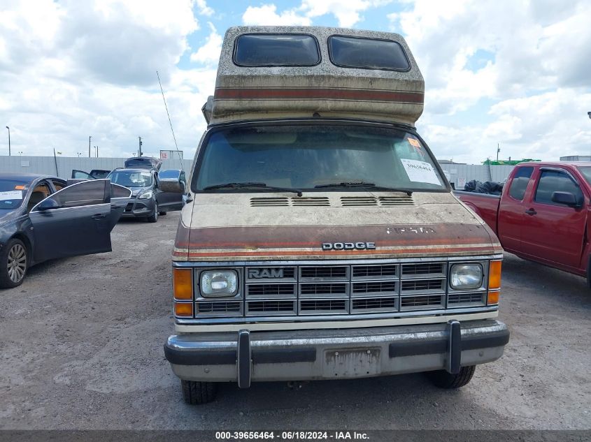 1987 Dodge Ram Van B350 VIN: 2B6KB33W0HK320468 Lot: 39656464