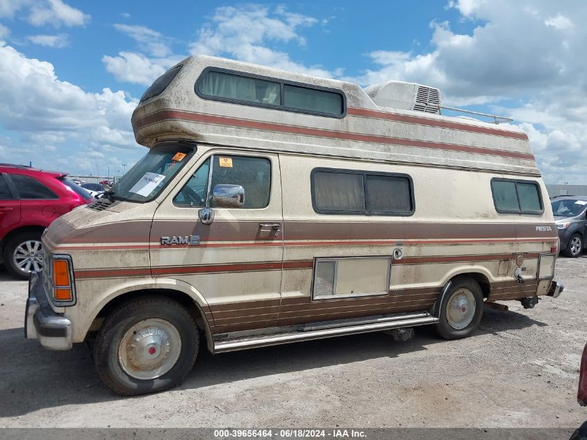 1987 Dodge Ram Van B350 VIN: 2B6KB33W0HK320468 Lot: 39656464