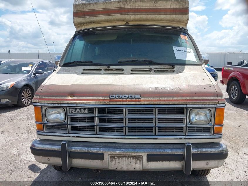 1987 Dodge Ram Van B350 VIN: 2B6KB33W0HK320468 Lot: 39656464