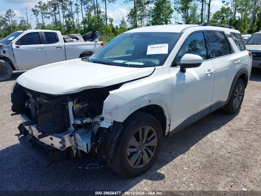 2023 Nissan Pathfinder Sv 4Wd VIN: 5N1DR3BC5PC250337 Lot: 39656477