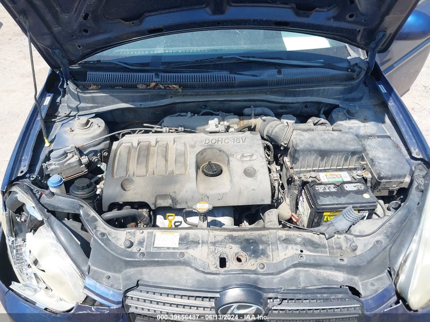 2009 Hyundai Accent Gls VIN: KMHCN46C19U332067 Lot: 39656487