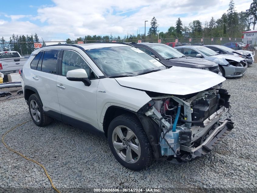 2021 Toyota Rav4 Limited Hybrid VIN: 4T3D6RFV9MU045091 Lot: 39656506