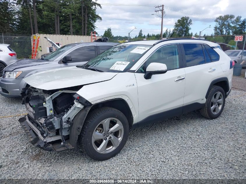 2021 Toyota Rav4 Limited Hybrid VIN: 4T3D6RFV9MU045091 Lot: 39656506