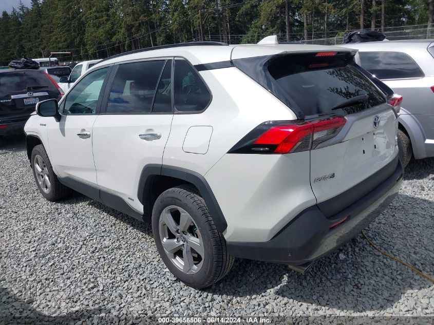 2021 Toyota Rav4 Limited Hybrid VIN: 4T3D6RFV9MU045091 Lot: 39656506