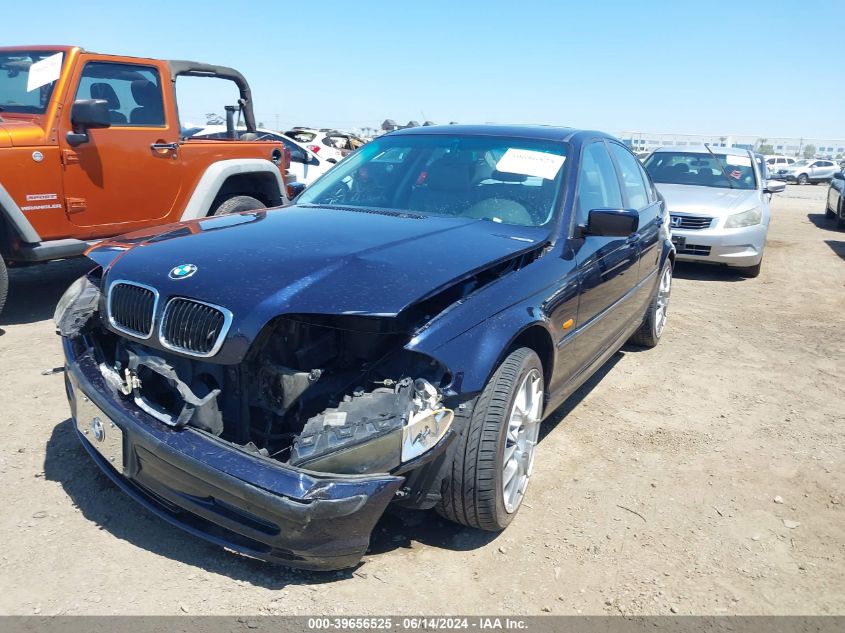 2001 BMW 325I VIN: WBAAV33451FU87343 Lot: 39656525