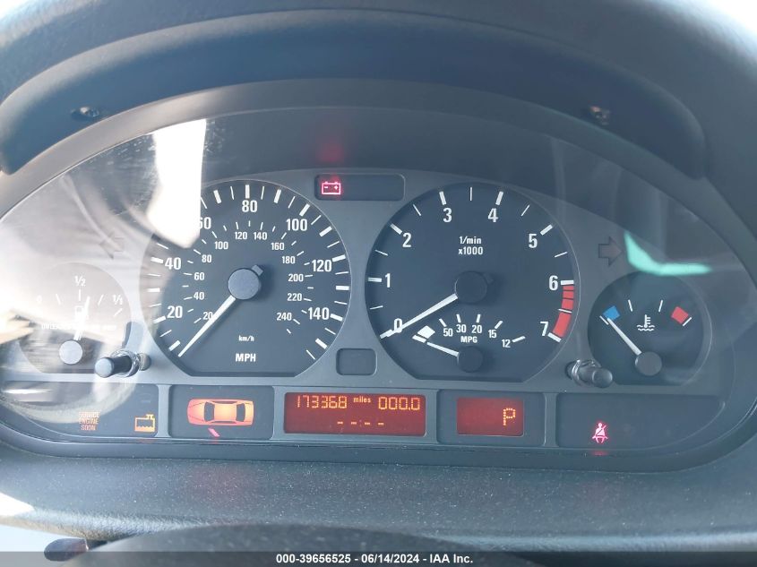 2001 BMW 325I VIN: WBAAV33451FU87343 Lot: 39656525