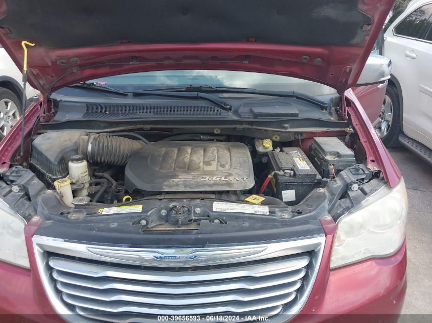 2011 Chrysler Town & Country Touring-L VIN: 2A4RR8DG7BR703763 Lot: 39656593