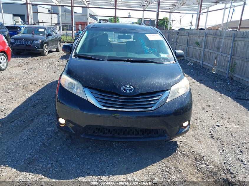 2012 Toyota Sienna Xle V6 8 Passenger VIN: 5TDYK3DC6CS244806 Lot: 39656660