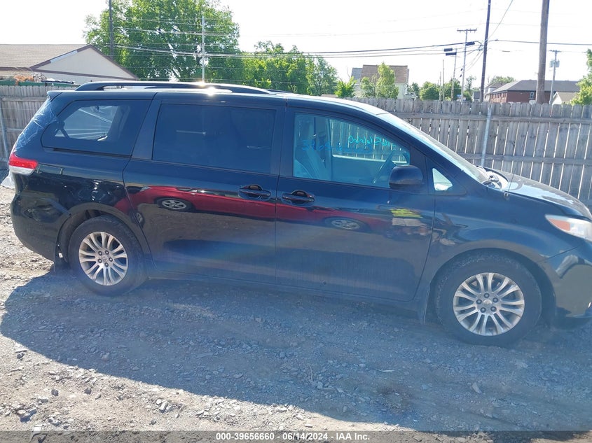 2012 Toyota Sienna Xle V6 8 Passenger VIN: 5TDYK3DC6CS244806 Lot: 39656660