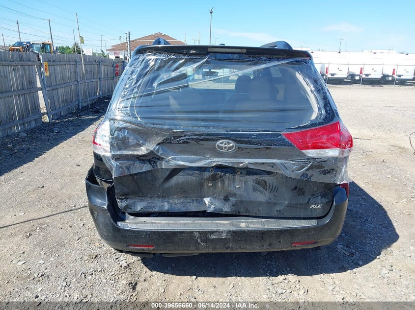 2012 Toyota Sienna Xle V6 8 Passenger VIN: 5TDYK3DC6CS244806 Lot: 39656660