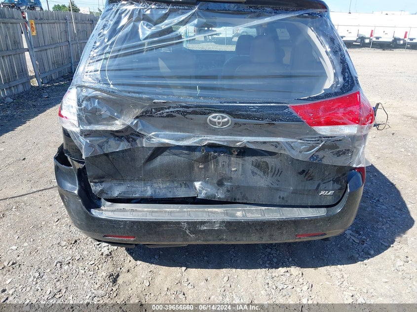 2012 Toyota Sienna Xle V6 8 Passenger VIN: 5TDYK3DC6CS244806 Lot: 39656660