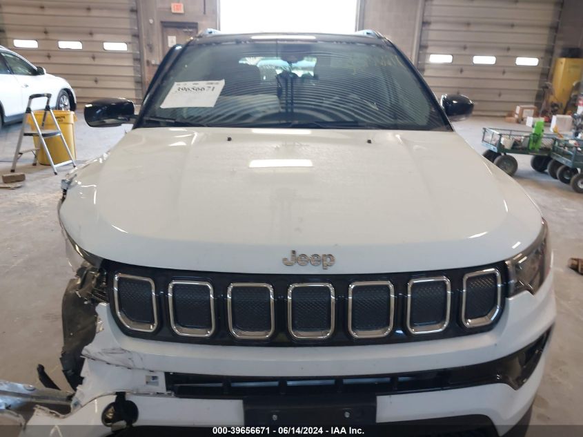 2022 Jeep Compass Limited 4X4 VIN: 3C4NJDCB0NT174670 Lot: 39656671