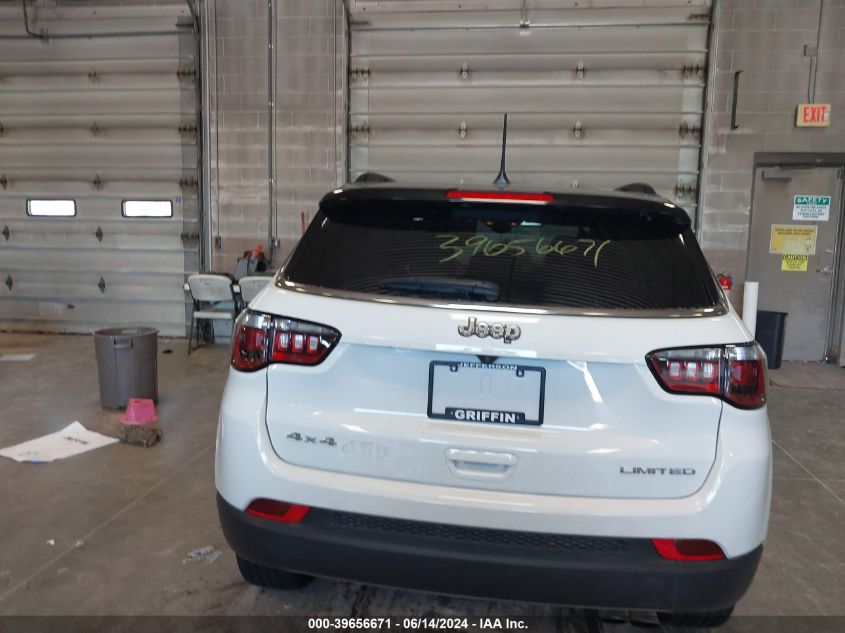 2022 Jeep Compass Limited 4X4 VIN: 3C4NJDCB0NT174670 Lot: 39656671