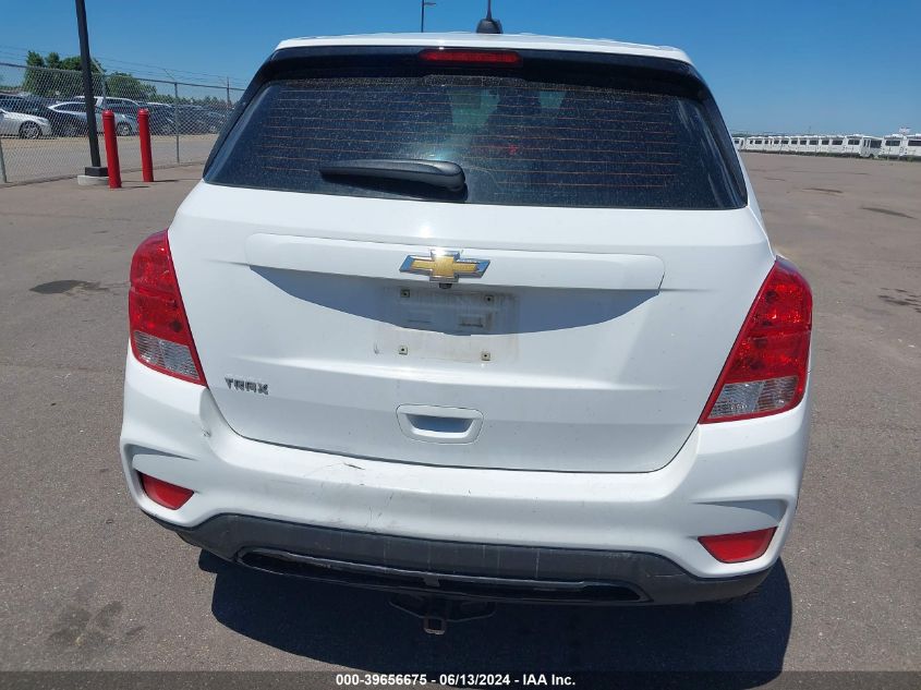 2017 Chevrolet Trax Ls VIN: KL7CJKSB5HB104419 Lot: 39656675