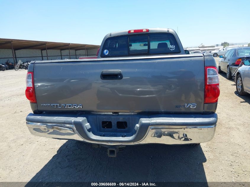2006 Toyota Tundra Sr5 V8 VIN: 5TBRT34186S476305 Lot: 39656689