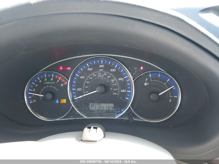 2011 Subaru Forester 2.5X VIN: JF2SHABC7BH745509 Lot: 39656706