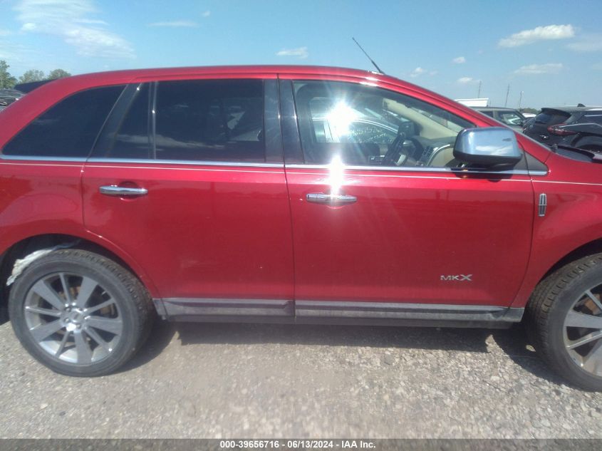 2010 Lincoln Mkx VIN: 2LMDJ8JCXABJ16943 Lot: 39656716