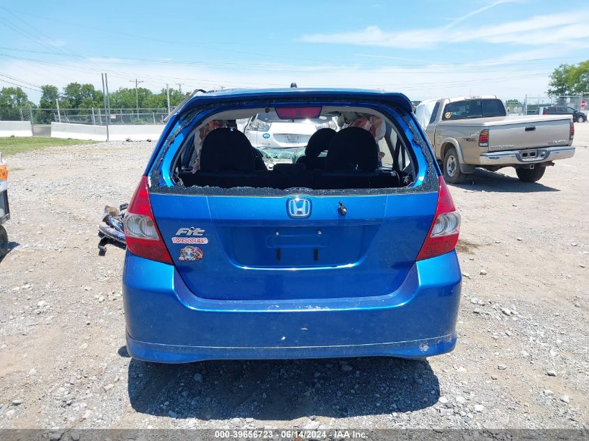 2007 Honda Fit Sport VIN: JHMGD38617S020526 Lot: 39656723