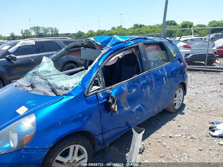 2007 Honda Fit Sport VIN: JHMGD38617S020526 Lot: 39656723