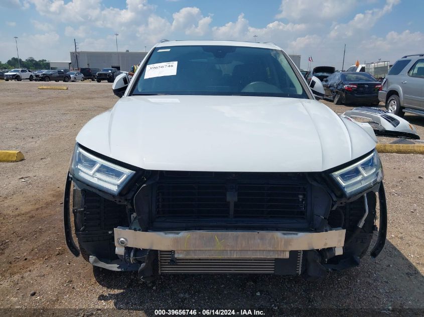 2019 Audi Q5 45 Premium VIN: WA1BNAFY6K2081164 Lot: 39656746