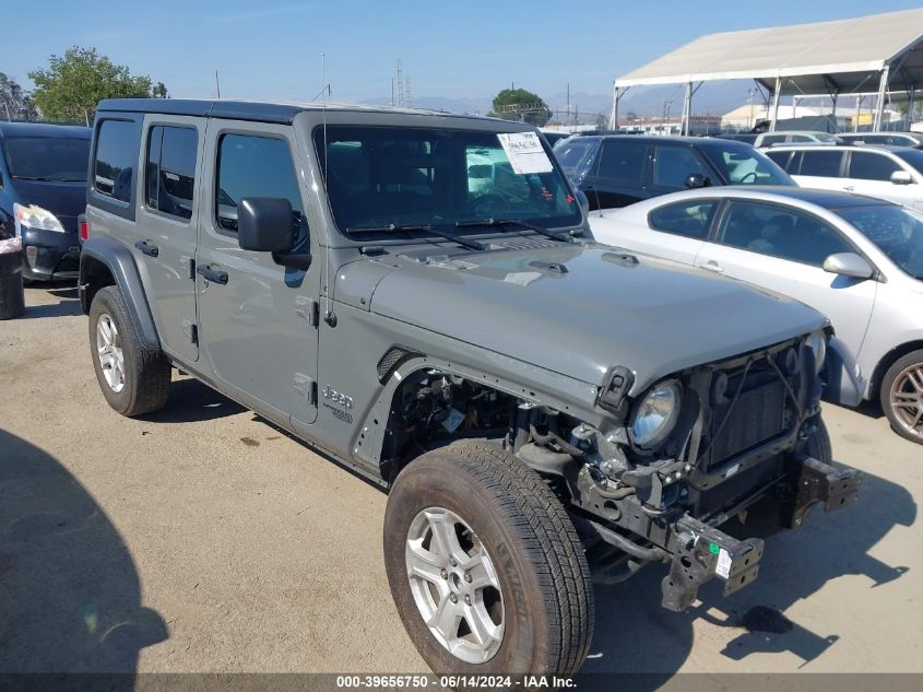 2018 Jeep Wrangler Unlimited Sport S 4X4 VIN: 1C4HJXDN8JW282997 Lot: 39656750