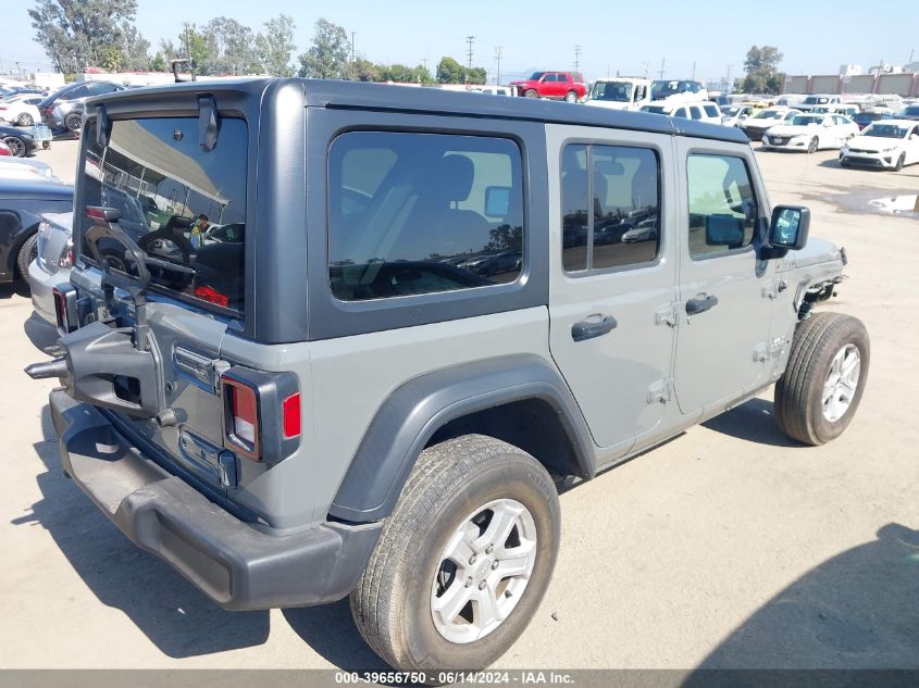 2018 Jeep Wrangler Unlimited Sport S 4X4 VIN: 1C4HJXDN8JW282997 Lot: 39656750