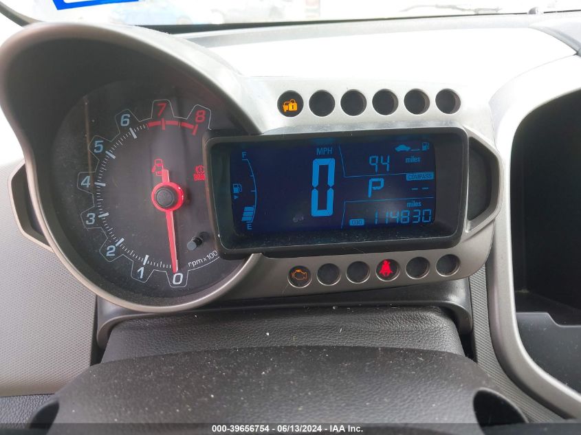 2013 Chevrolet Sonic Lt Auto VIN: 1G1JC6SH0D4218609 Lot: 39656754