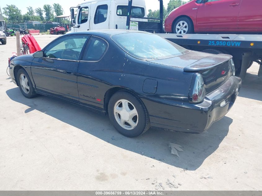 2G1WX15KX39150125 | 2003 CHEVROLET MONTE CARLO