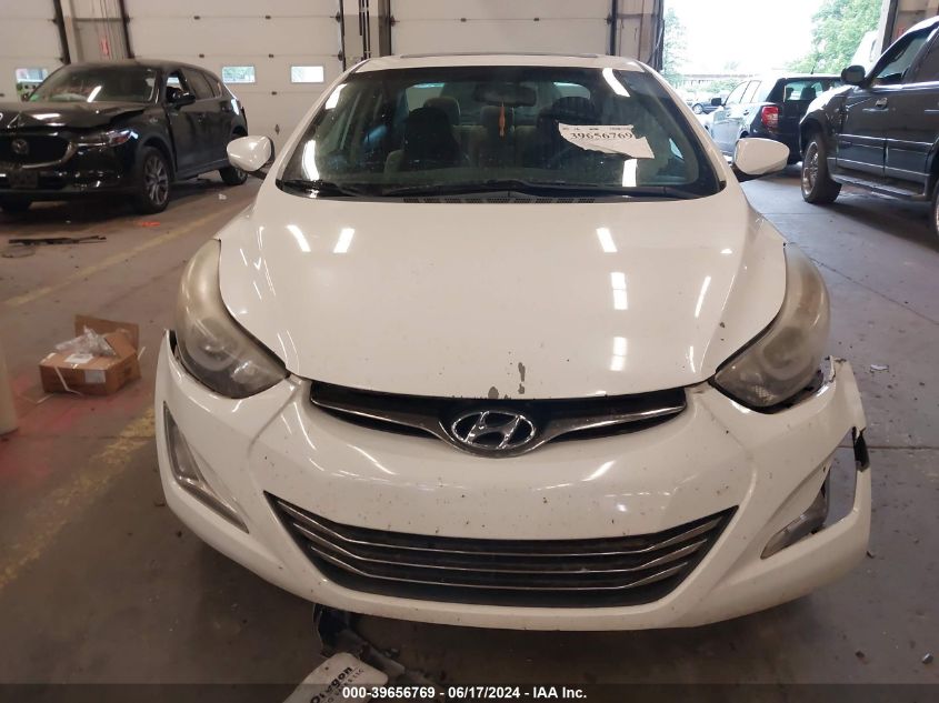 2014 Hyundai Elantra Limited VIN: 5NPDH4AE5EH462303 Lot: 39656769