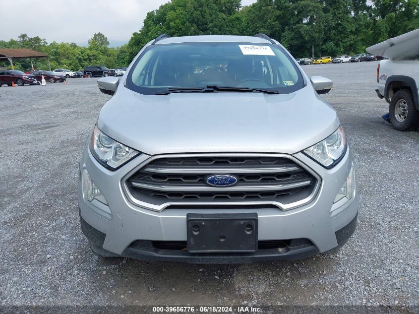 2019 Ford Ecosport Se VIN: MAJ6S3GL0KC291029 Lot: 39656776
