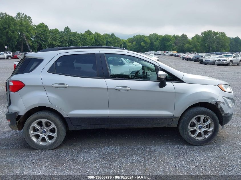 2019 Ford Ecosport Se VIN: MAJ6S3GL0KC291029 Lot: 39656776