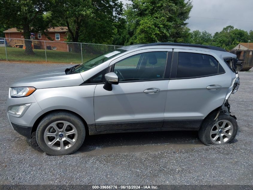 2019 Ford Ecosport Se VIN: MAJ6S3GL0KC291029 Lot: 39656776
