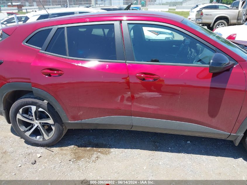 2024 Chevrolet Trax Fwd 1Rs VIN: KL77LGE22RC132663 Lot: 39656802